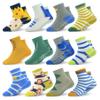 SkiBeaut Toddler Socks, Non Slip Kids Gripper Boys Grips Girls Grippy Socks for 12-36 Months 1-3 Years Old,12 Pairs view 1