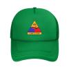 49th Us Armored Division SSI Baseball Cap Women Men Mesh Sun Hat Adjustable Trucker Hats Caps Green view 2