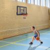 44 x 30 Wall-Mount Basketball Backboard Hoop Replacement Kit,Outdoor Black Clear Shatterproof Performance PET Board & Rim Combo for 7# and Below Basketball view 2