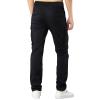 AIFARLD Men's Cargo Pants Lightweight Pants Relaxed Fit Stretch Joggers Hiking Travel Casual Work with Pockets Black view 3