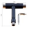 SEIWEI Skate Tool All-in-One Multi-Function Portable Skateboard T Wrench and Mini L Wrench Skateboarding Accessory for Adjust Axle Nuts, Mounting Hardware view 2