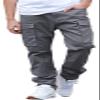 AIFARLD Men's Cargo Pants Lightweight Pants Relaxed Fit Stretch Joggers Hiking Travel Casual Work with Pockets Grey view 2