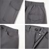 AIFARLD Men's Cargo Pants Lightweight Pants Relaxed Fit Stretch Joggers Hiking Travel Casual Work with Pockets Grey view 4