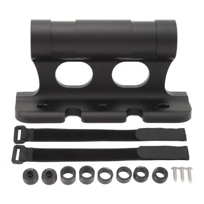 Black Mount Quick Release Through Axle Carriers Front Block Car Roof Rack Carrier Accessory, Installation for Road Trips Camping, Aluminum