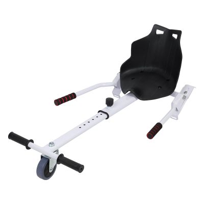 Talent Star Hoverboards Seat Attachment,Seat Attachment Combo,Go Kart Accessories with Adjustable Frame Length & Handlebar Control for 6.5" 8" 10" Self Balancing Scooter Kids & Adults White