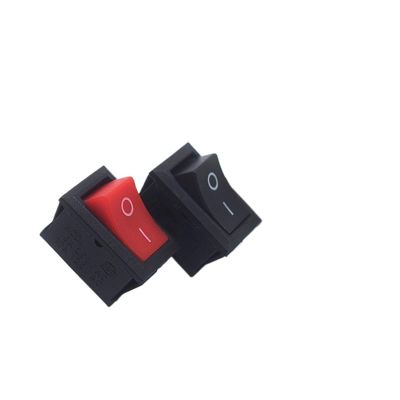 QZLIBEFUD 5Pcs Push Button Switch 15x21mm SPST 2Pin 6A 250V 10V 125V KCD1-101 Snap-in On/Off Boat Rocker Switch 15MM*21MM Black Red White(5pcs White)