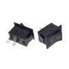 QZLIBEFUD 5Pcs Push Button Switch 15x21mm SPST 2Pin 6A 250V 10V 125V KCD1-101 Snap-in On/Off Boat Rocker Switch 15MM*21MM Black Red White(5pcs White) view 2