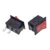 QZLIBEFUD 5Pcs Push Button Switch 15x21mm SPST 2Pin 6A 250V 10V 125V KCD1-101 Snap-in On/Off Boat Rocker Switch 15MM*21MM Black Red White(5pcs White) view 4