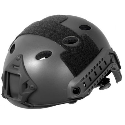 Lancer Tactical Fast Helmet - PJ Type Multifunctional Protective NVG Mount for Airsoft, Paintball, Military, Sports, Hunting, and Shooting (Black)