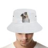 Custom Bucket Hat Personalized Name&Picture Sun Cap for Beach Travel Outdoor, Red view 2