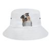 Custom Bucket Hat Personalized Name&Picture Sun Cap for Beach Travel Outdoor, Red view 3