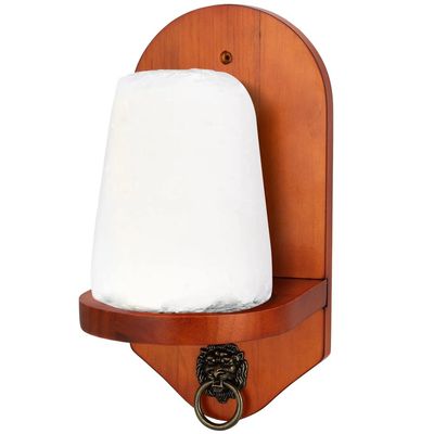Elegant Lion-Shaped Ring Wooden Wall Mounted Cone Chalk Holder, Modern Designed Pool Cone Chalk Holder, Billiard Hand Chalk Holder, Pool Table Accessory with Screw Hardware