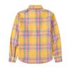 Betusline Girls' Plaid Flannel Shirt, Kids Long Sleeve Button Button Shirts Tops,F Yellow & Blue #14-5 Years= Tag 120 view 2