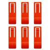 6 Board Fin Clip, Surfboard Fin Fastener Base Pin Replacement Buckle Shark-fin Device Accessories Surfing Gear Fin Bracket, Refer to Description, Orange, VT5YIOPHT65FY7ZFJ view 1