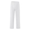 Men's Baggy Sweatpants Fleece Straight Leg Casual Pants Elastic Waist Athletic Workout Jogger Sweat Pants Fall Winter B- White view 2