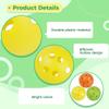 Chewtoyo 1.7" Practice Golf Balls, Hollow Lightweight Airflow Mini Balls for Home, Backyard, Use of Range Driving view 2