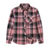 Betusline Girls' Plaid Flannel Shirt, Kids Long Sleeve Button Button Shirts Tops,F Pink & Green #19-10 Years= Tag 160 view 1