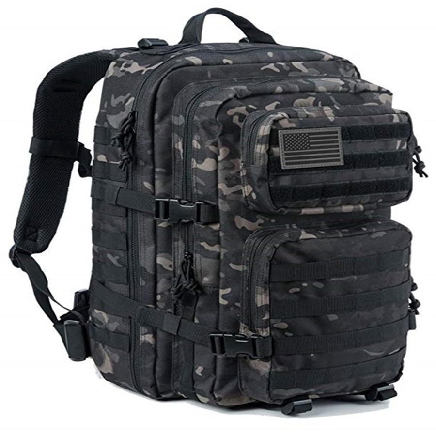 CNSDHEPEK Outdoor 3P Tactical Backpack - Camouflage, Large Capacity, Waterproof, Multi-functional for Camping, Hiking (), tuba