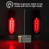 2Pcs Boat Trailer Post Guide-On LED Light Kit, IP67 Waterproof Boat Trailer Guide Pole Lights, 12V LED PVC Pipe Lights for Guide ons Post Sealed Submersible Oval Stop Turn Tail Brake Lights Set view 2