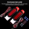 2Pcs Boat Trailer Post Guide-On LED Light Kit, IP67 Waterproof Boat Trailer Guide Pole Lights, 12V LED PVC Pipe Lights for Guide ons Post Sealed Submersible Oval Stop Turn Tail Brake Lights Set view 3