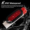 2Pcs Boat Trailer Post Guide-On LED Light Kit, IP67 Waterproof Boat Trailer Guide Pole Lights, 12V LED PVC Pipe Lights for Guide ons Post Sealed Submersible Oval Stop Turn Tail Brake Lights Set view 4