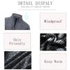 AKuVoL Cardigan Sweaters for Men Full Zip Stand Collar Slim Fit Long Sleeve Knitted Chunky Sweater with Pockets Dark Grey L view 3