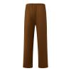 Men's Baggy Sweatpants Fleece Straight Leg Casual Pants Elastic Waist Athletic Workout Jogger Sweat Pants Fall Winter B- Brown view 3
