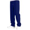 Men's Baggy Sweatpants Fleece Straight Leg Casual Pants Elastic Waist Athletic Workout Jogger Sweat Pants Fall Winter C- Blue view 1