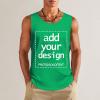 JLVKXNP Men Tank Tops Tee Shirt Customized Your Personalized Sleeveless Muscle Vest11 view 2