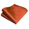 Branduce Rust Bow Tie and Pocket Square Set for Men Wedding Silk Pre-tied Adjustable Bow tie Handkerchief (BB01-33) view 3