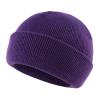 Classic Winter Knit Kids Hat Skull Cap for Toddler Boys Girls Autumn Men Women Fisherman Beanie (Deep Purple, L) view 1