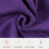Classic Winter Knit Kids Hat Skull Cap for Toddler Boys Girls Autumn Men Women Fisherman Beanie (Deep Purple, L) view 4