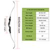60/62/64 Inch ILF Recurve Bow 30-65Lbs Metal ILF Bow Riser Takedown Recurve Bow American Hunting Bow Right/Left Handed (62"/Black, 35 lbs, Left Handed) view 2