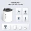 FLEXTAILGEAR Tiny Portable Ultra-Mini Air Pump &FLEXTAILGEAR Tiny Bike Pump 100PSI Tire Pump Bicycle Inflator Electric Air Pump Type-C view 2