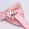 Branduce Mens Dusty Pink Bow Tie and Pocket Square Set for Wedding Silk Pre-tied Adjustable Bow tie Handkerchief (BB01-36) view 4