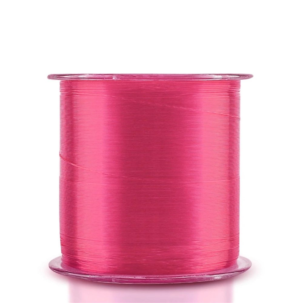 HDNSAUD Fishing Line 500M Fishing Line 0.1MM-0.47MM 2LB-35LB Monofilament Nylon Material from Fishing Carp Line(Pink 500M,1.0)