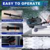 Xlsdlvcnxz 3.5HP 2 Stroke Outboard Motor, 49CC Outboard Boat Motor with CDI Ignition System, Half Water-Cooling Outdoor Motors for Rubber Boats,Yachts Inflatable,Boats view 4