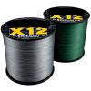 HDNSAUD Fishing Line 12 Braided Fishing Line Length 500m/300m/100m Diameter:0.14mm-0.55mm Size 25-120lb PE Braided Line Floating Line(Multicolor,500M-0.37MM-65LB) view 4