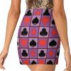 Poker Chip Shorts Skirt Womans Tennis Skirt Light Proof Trouser Skirts High Waist Single Pocket A Line Workout Skorts Purple view 4