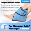 Comfpack Ankle Ice Pack Wrap, 2 Hours Long Lasting Cold Therapy for Swelling, Sprained Ankle, Achilles Tendonitis, Plantar Fasciitis Relief, Heel Pain, Reusable Ice Wrap for Surgery Recovery view 3