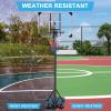 Portable Basketball Hoop Outdoor 54 in Portable Acrylic Basketball Hoop - 5.8ft to 7ft Adjustable Height - Easy Tilt & Transport - Outdoor Portable Hoops & Goals view 4
