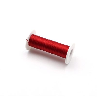HDNSAUD Fishing Line 50 Metres Fishing Rod Building Threading Line Winding Guide Wrapping Thread Braided Wire Polyester Line(Red)