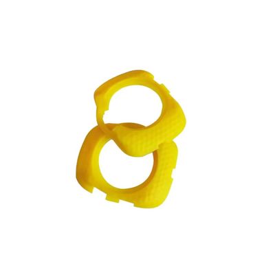 2Pcs Cleat Pedal Cover Quick Release Anti-Slip Bicycle Action Cleats Protection Cover for Wahoo Speedplay Zero Aero Nano COMP (Yellow)