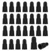 Trinkrittey 30 Pack Black Plastic Universal Bike Valve Caps for MTB, Road Bikes, Motorcycles view 1