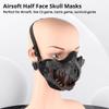 Tactical Face Masks for Halloween Cosplay Paintball Cs Games with Adjustable Bands, Airsoft Masks, Half Face Protective Masks for Men and Women view 3