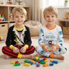 DAUGHTER QUEEN Boys Pajamas 18-24 Months Pirate Ship PJs 100% Cotton Long Sleeve Pj Sets Baby Toddler Sleepwear Pirate Jammies Sleeping Clothes Outfits 18m/Mo 24m/Mth view 2