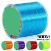 HDNSAUD Fishing Line Nylon Fishing Line Super Stronger 500m Nylon Line Max Drag 7-38LB Fishing Line for Salt/Fresh Water(Purple,1.0-0.16mm-10LB) view 2