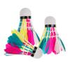 3 Pieces Colorful Badminton Balls Shuttlecocks Outdoor Indoor Sport Training Game Excellent andDeft and Professional view 3