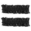 2PCS Roaring 20s Sleeve Garters for Men, Elastic Shirt Sleeve Holders Anti-Slip Shirt Stays Armband Garter Belt Straps Costume for 1920s Mens Costume and Party(Black) view 1