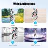 16/24 Inch Wheel Unicycle with Steel Rim, Unicycle Electric Wheel Skidproof Mountain Tire Cycling Sports Exercise with Adjustable Seat, Adults Kids Outdoor Sports Fitness Exercise Tool (24Inch Red) view 2